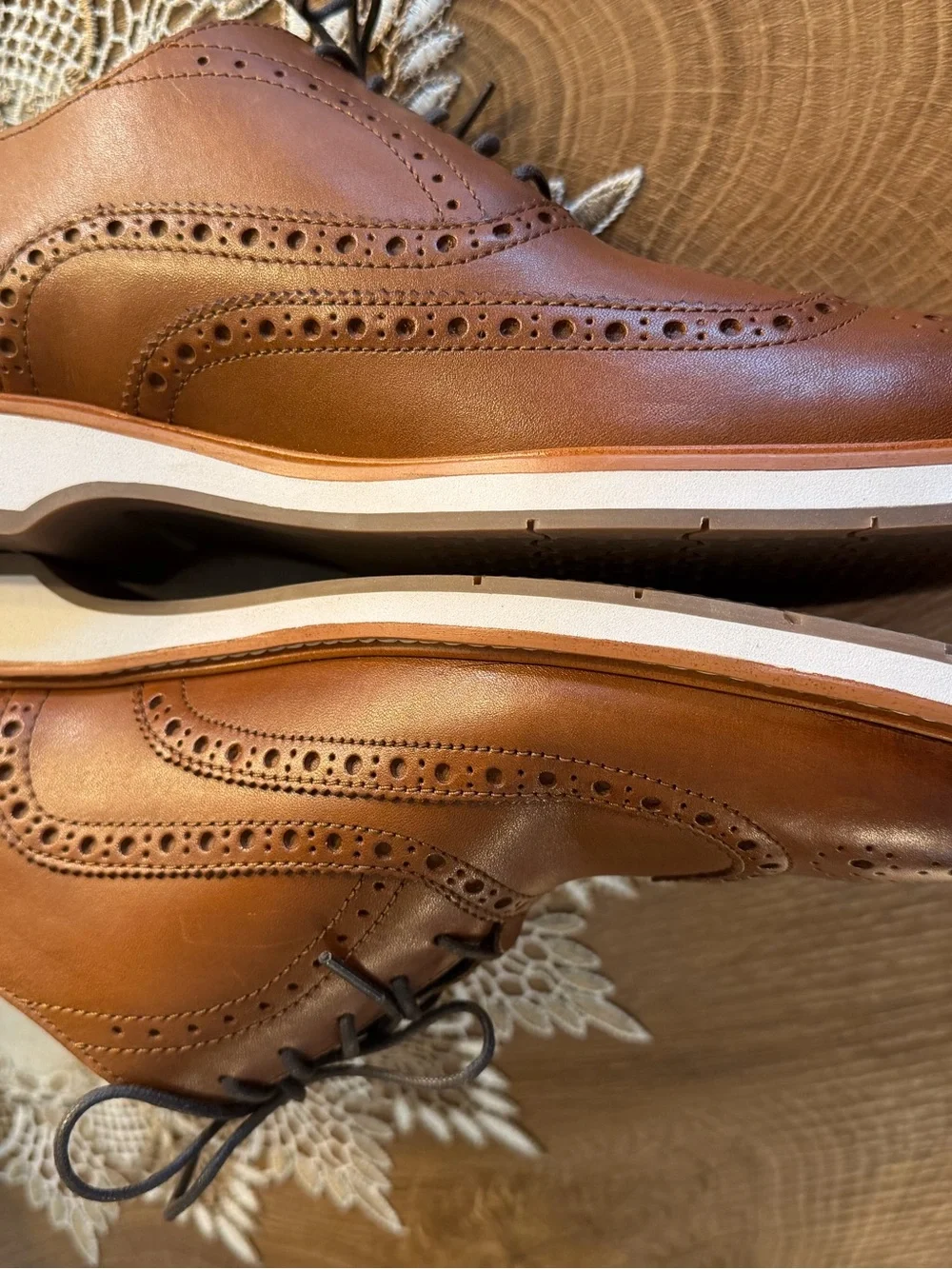 Men’s Cole Haan Wing Tipped Toe Oxfords made in Vietnam 12 M NWOB